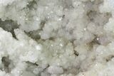 Keokuk Quartz Geode with Calcite & Pyrite (Half) - Iowa #144752-1